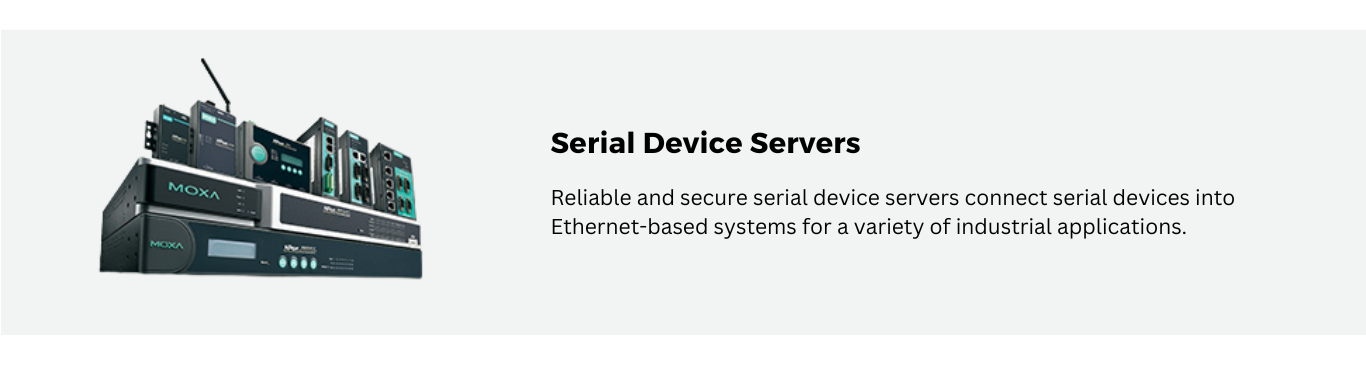 Moxa Serial Device Servers